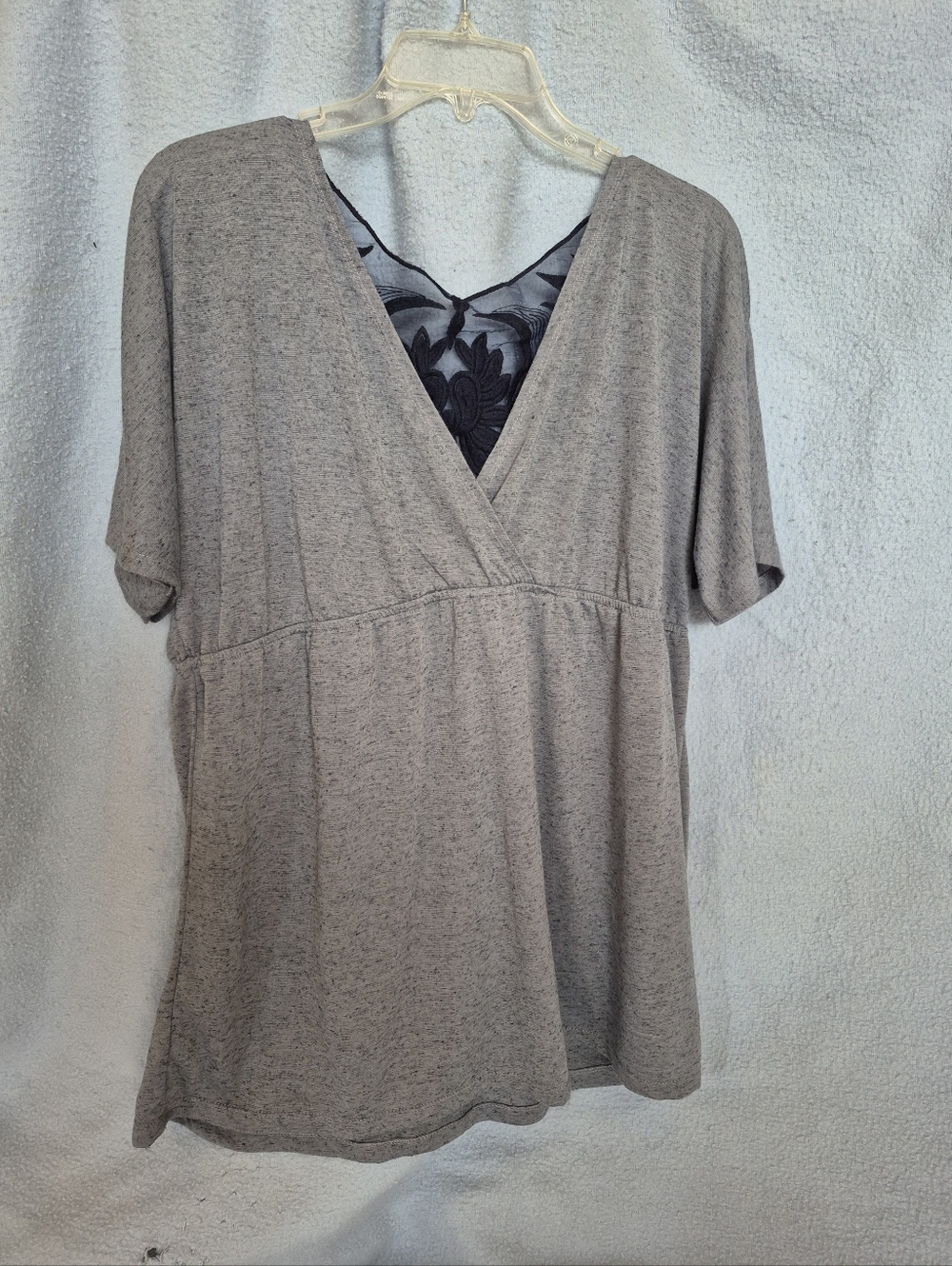 Maurices Lace Detail Babydoll Tee